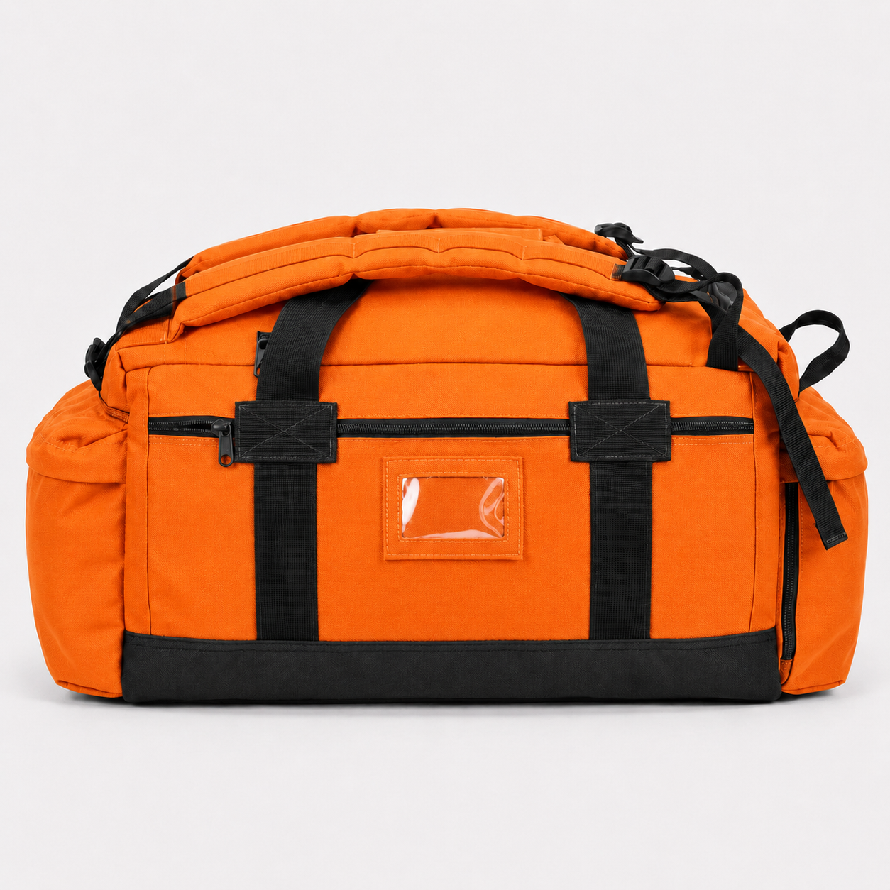 Mochila + Bolso Outdoor 65L Doble Finalidad Naranjo · Fabricación Nacional