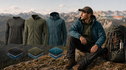 Cómo vestirse por capas para trekking y camping en Chile