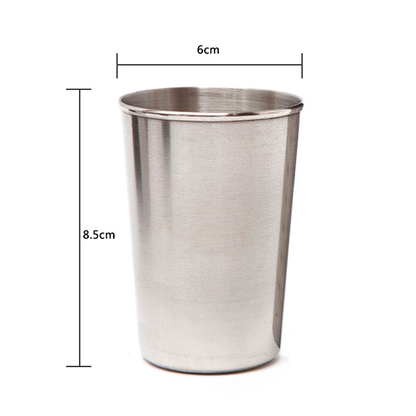 Set de 4 Vasos de Aluminio con Estuche
