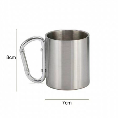Vaso Portátil con Mosquetón
