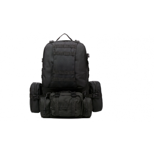 Mochila Táctica Importada 65 Litros con 2 Pouch y Banano