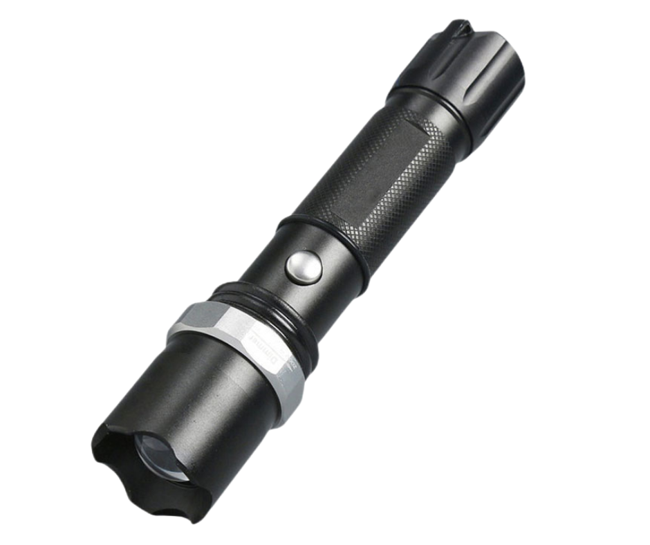 Linterna Táctica Recargable 350 Lúmenes - Con Estuche Protector
