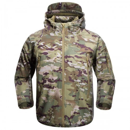 Chaqueta Softshell con Capucha Oculta