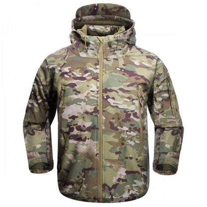 Chaqueta Softshell con Capucha Oculta