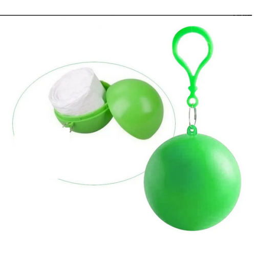 Poncho de Lluvia de Emergencia con Capucha · Impermeable