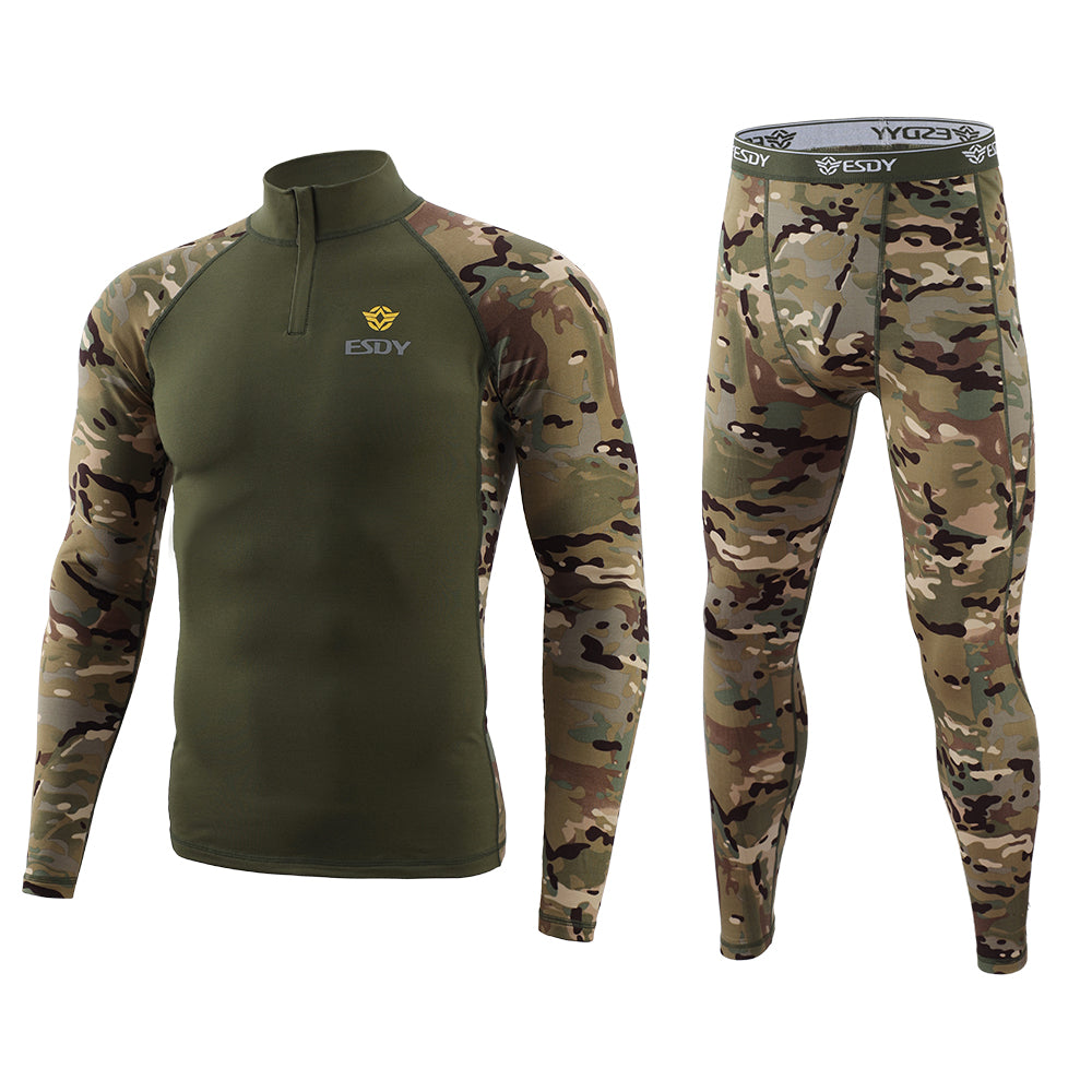 Conjunto de Ropa Interior Deportiva Camuflaje