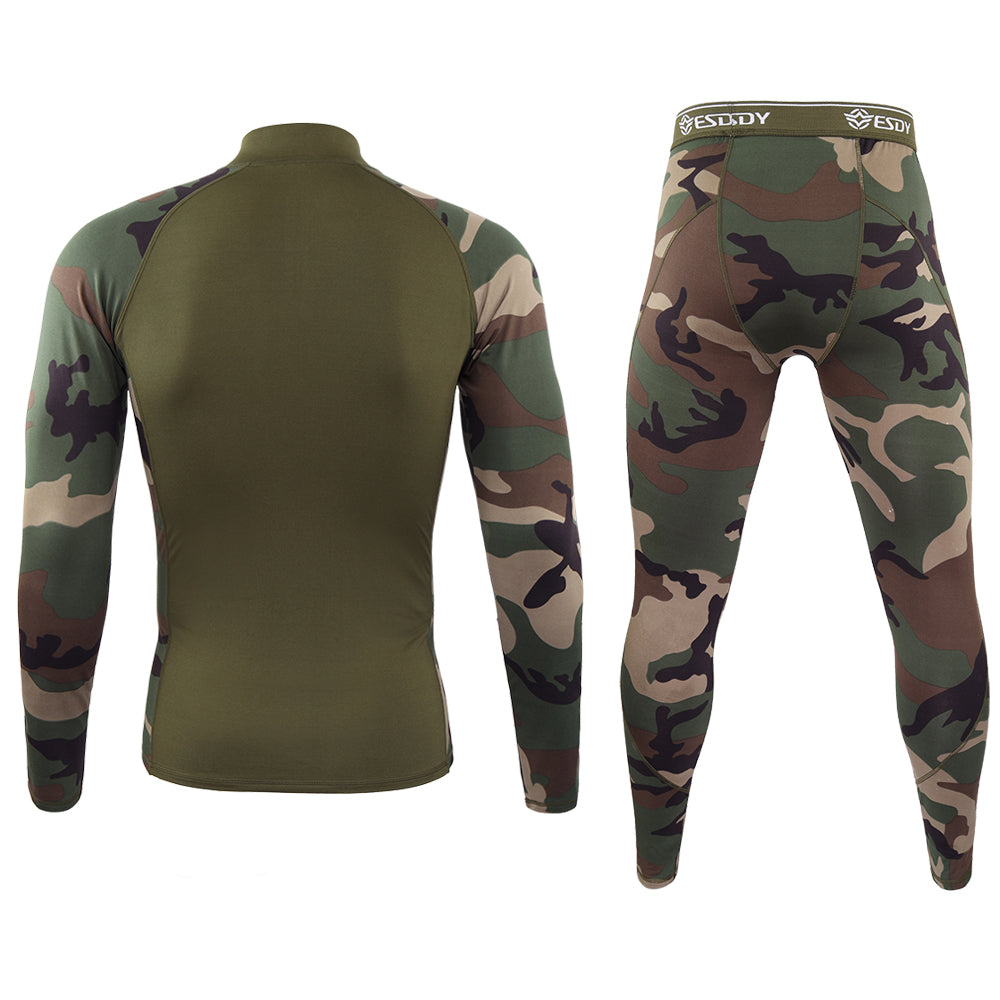 Conjunto de Ropa Interior Deportiva Camuflaje