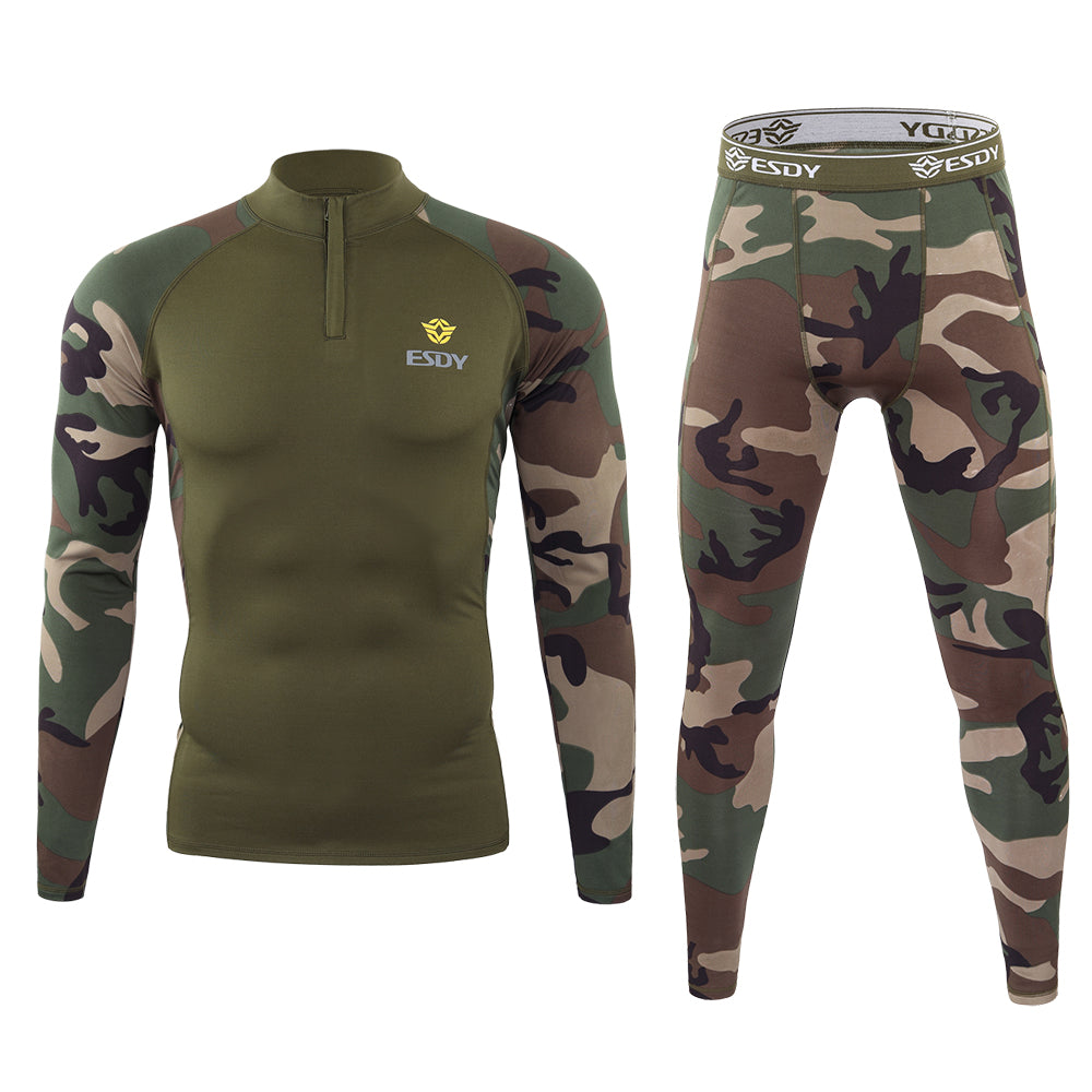 Conjunto de Ropa Interior Deportiva Camuflaje
