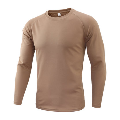 Camiseta Manga Larga Camuflaje Táctico para Hombre