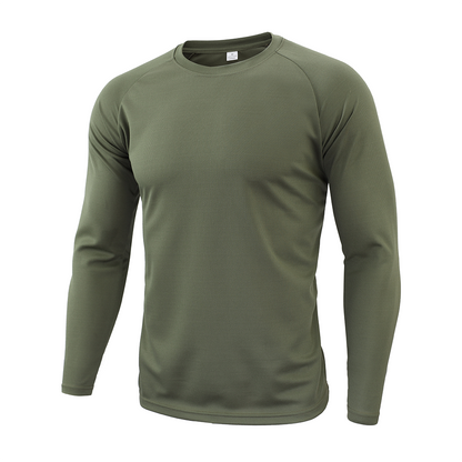 Camiseta Manga Larga Camuflaje Táctico para Hombre