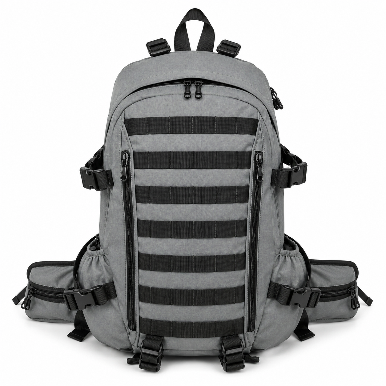 Mochila Táctica Outdoor 35L (Modelo 1) Gris · Fabricación Nacional