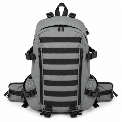 Mochila Táctica Outdoor 35L (Modelo 1) Gris · Fabricación Nacional