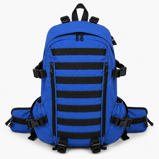 Mochila Táctica Outdoor 35L (Modelo 1) Azul · Fabricación Nacional