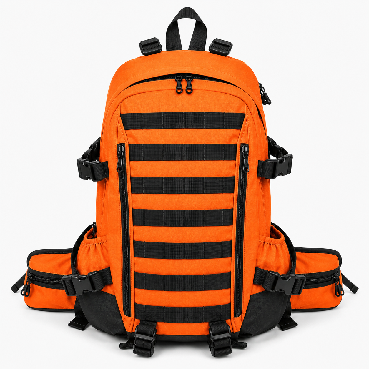 Mochila Táctica Outdoor 35L (Modelo 1) Naranja · Fabricación Nacional