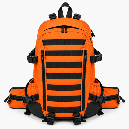 Mochila Táctica Outdoor 35L (Modelo 1) Naranja · Fabricación Nacional