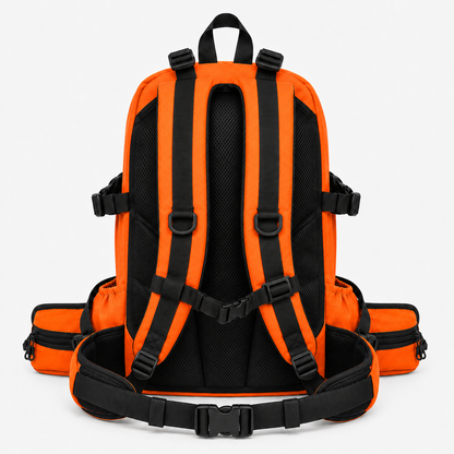 Mochila Táctica Outdoor 35L (Modelo 1) Naranja · Fabricación Nacional