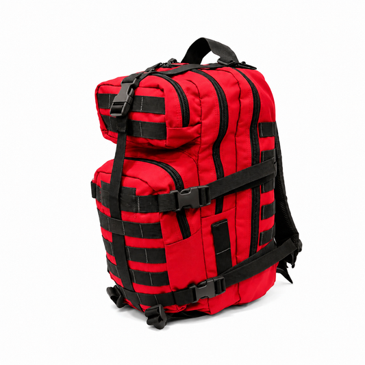 Mochila Táctica Outdoor 30L Cordura 600 Rojo · Fabricación Nacional