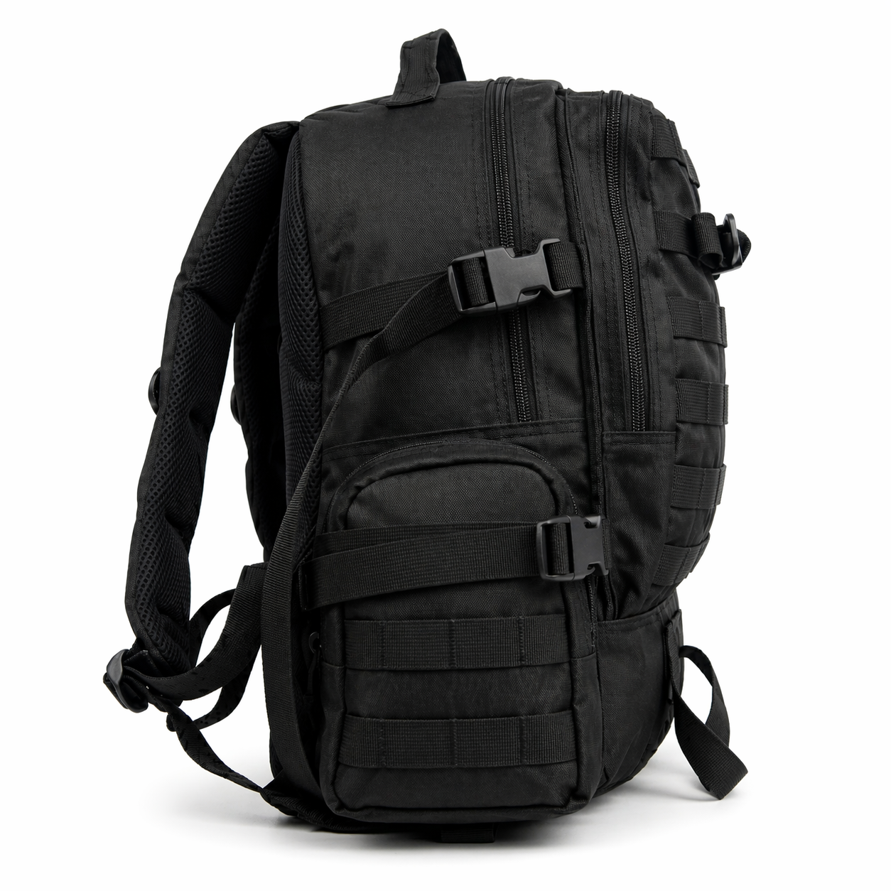 Mochila Táctica Outdoor 40L 3 Días negra fabricación nacional