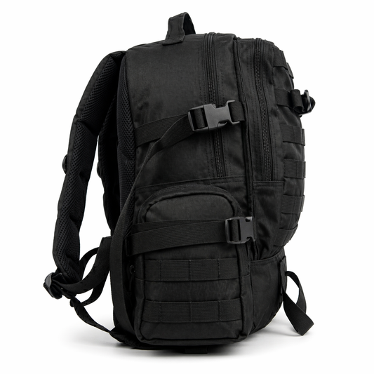 Mochila Táctica Outdoor 40L 3 Días negra fabricación nacional