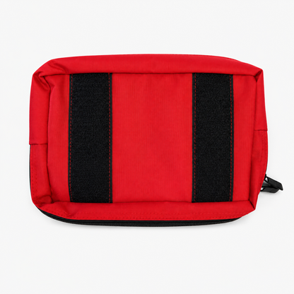 Mochila Táctica de Primeros Auxilios Modular Roja con Interior Aluminizado y Cruz Negra