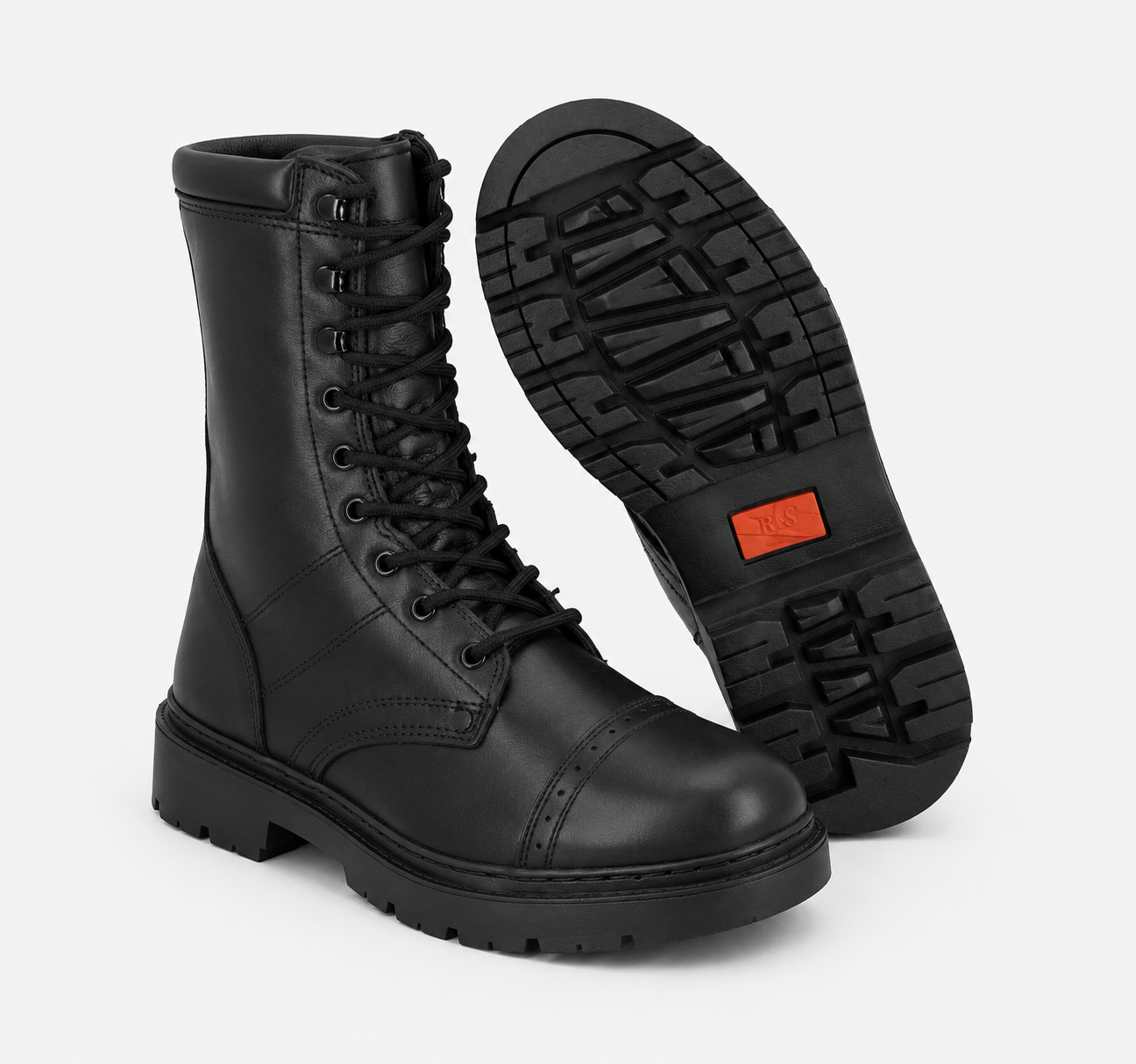 Botas Modelo Corcoran de Cuero · Con Puntera de Acero