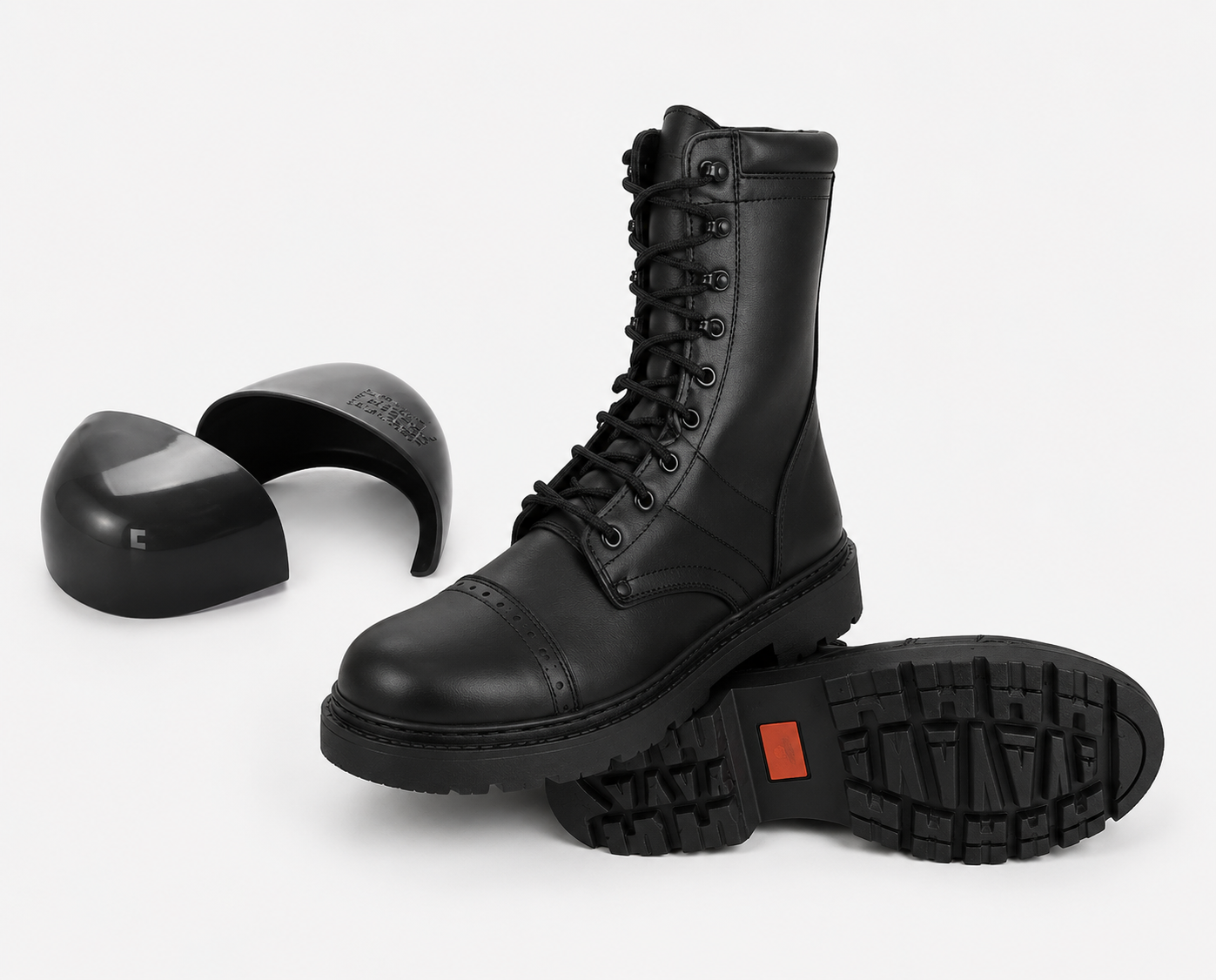 Botas Modelo Corcoran de Cuero · Con Puntera de Acero