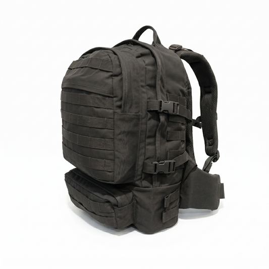Mochila Táctica Outdoor 40L Modelo 2 negra fabricación nacional