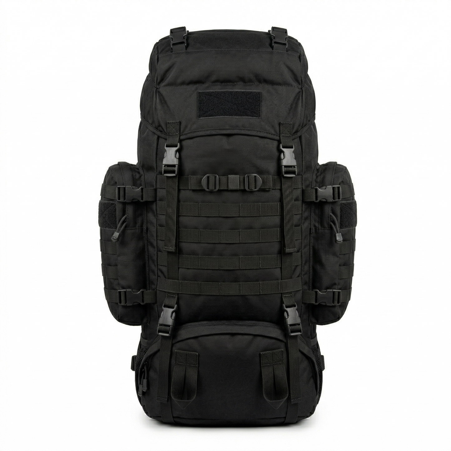 Mochila Táctica Outdoor 90L Cordura 1000D negra fabricación nacional