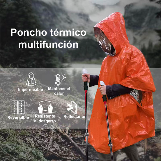 Poncho o Capa Térmica para Lluvia