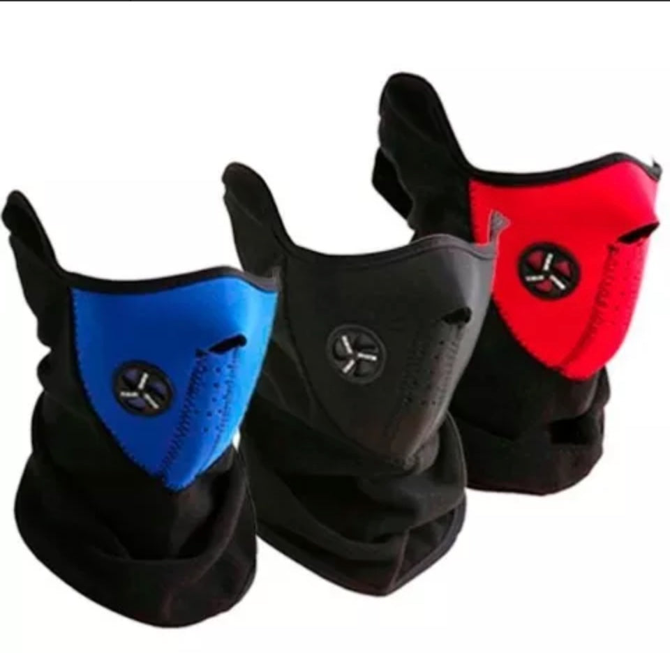 Máscara Facial Térmica de Neopreno con Cuello Polar