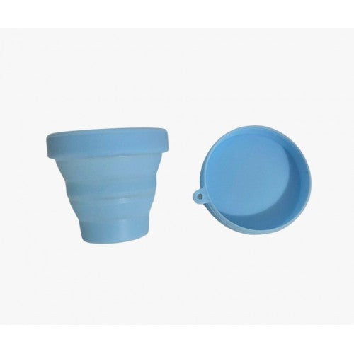 Vasos Plegables de Silicona con Tapa