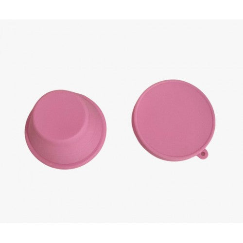 Vasos Plegables de Silicona con Tapa