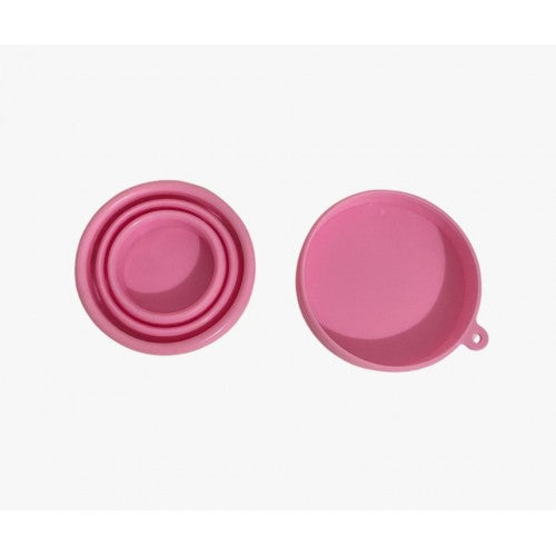 Vasos Plegables de Silicona con Tapa