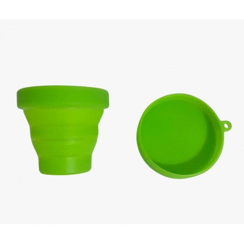 Vasos Plegables de Silicona con Tapa