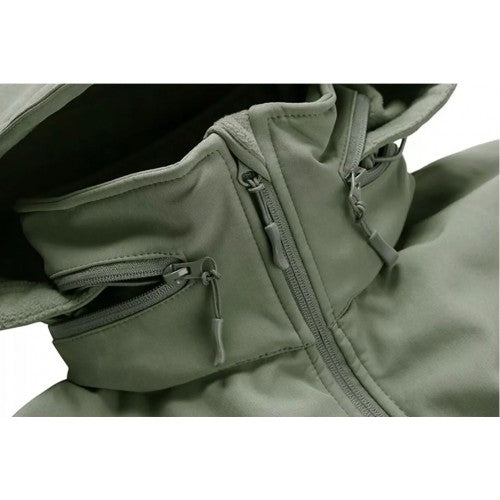 Chaqueta Softshell con Capucha Oculta
