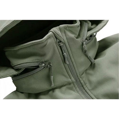 Chaqueta Softshell con Capucha Oculta