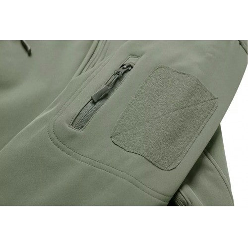 Chaqueta Softshell con Capucha Oculta