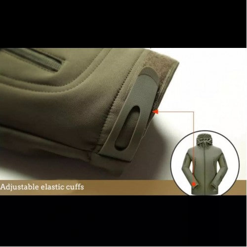 Chaqueta Softshell con Capucha Oculta