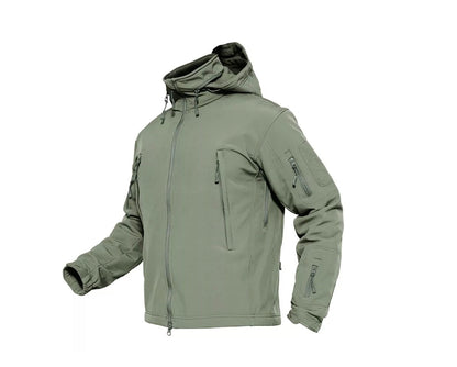 Chaqueta Softshell con Capucha Oculta