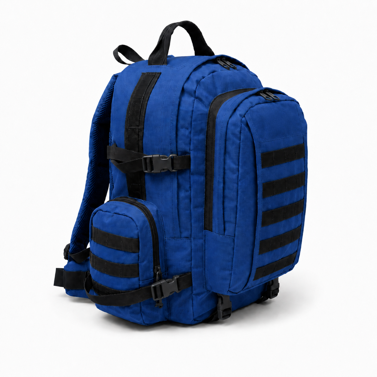 Mochila Táctica Outdoor 65L (Modelo 3) Azul · Fabricación Nacional