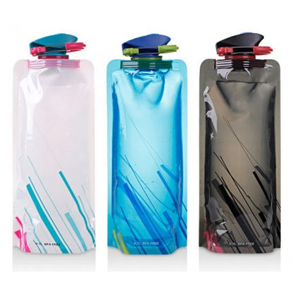 Botella Plegable Portátil para Agua y Bebidas