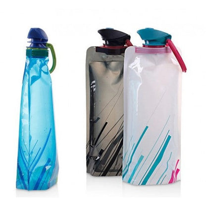 Botella Plegable Portátil para Agua y Bebidas