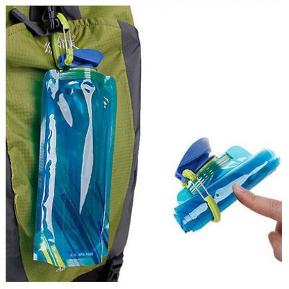 Botella Plegable Portátil para Agua y Bebidas