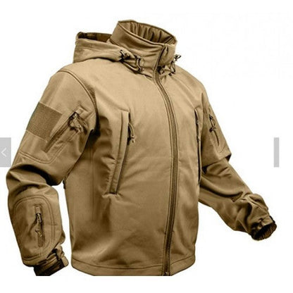 Chaqueta Softshell con Capucha Oculta