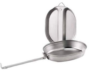 Plato Doble para Camping
