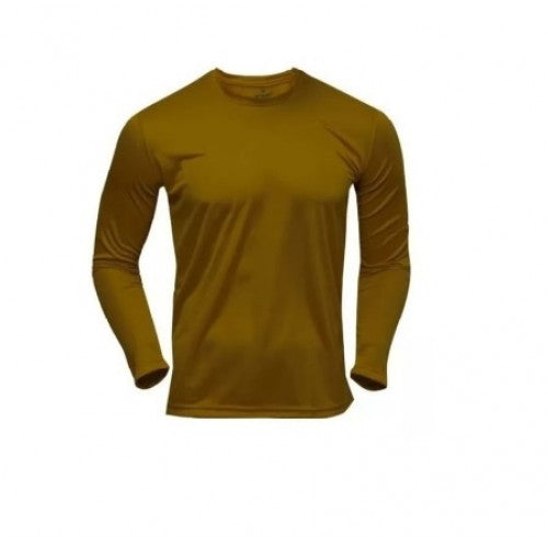 Polera Poliéster Manga Larga Unisex · Coyote