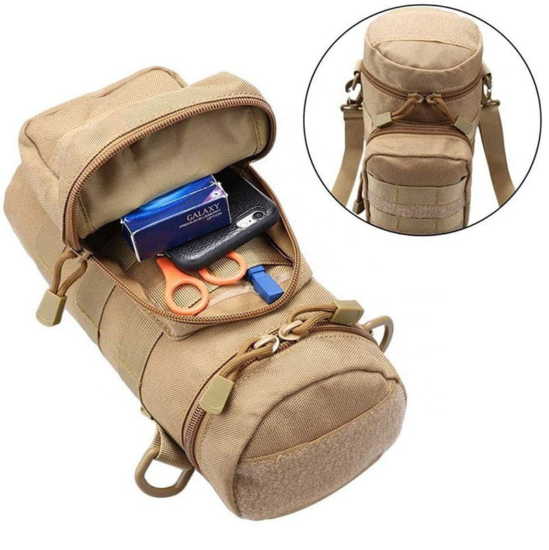 Pouch Porta Botella Táctico · Sistema MOLLE