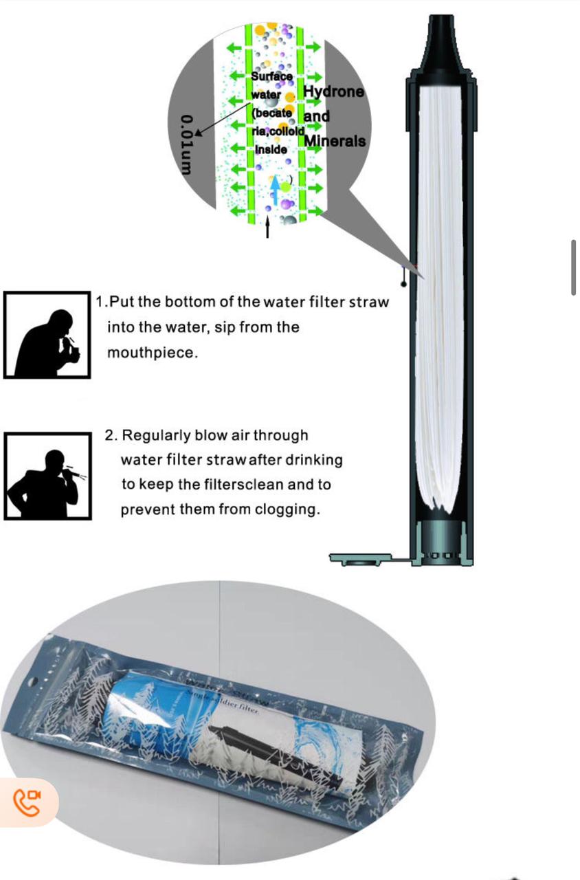 Purificador de Agua Outdoor Personal