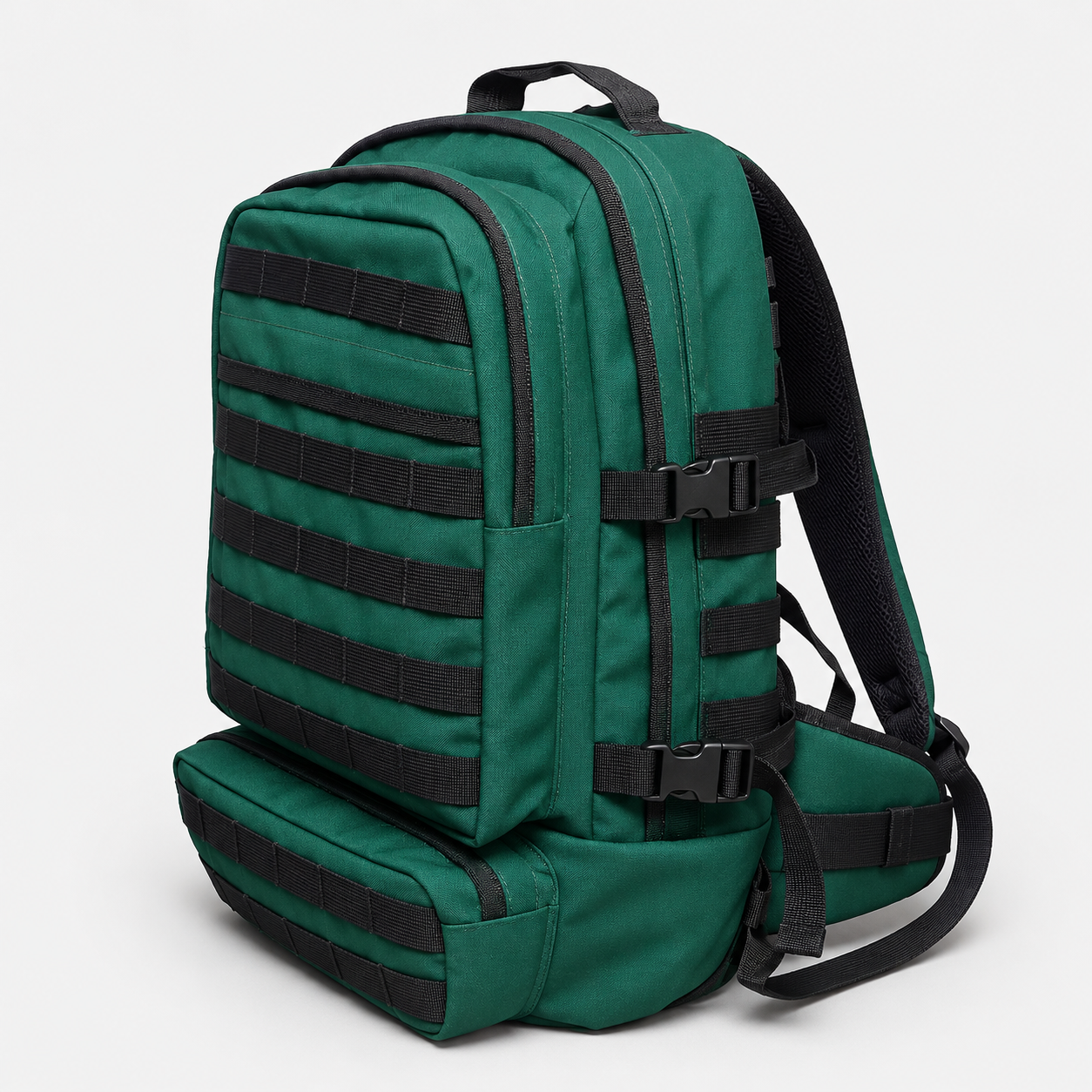 Mochila Táctica Outdoor 40L (Modelo 2) Verde · Fabricación Nacional